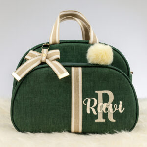Bolsa Média Verde Linho